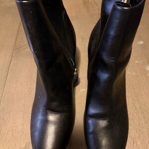 Zara Classic Black Ankle Boots